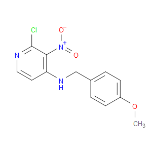 2-CHLORO-N-(4-METHOXYBENZYL)-3-NITROPYRIDIN-4-AMINE