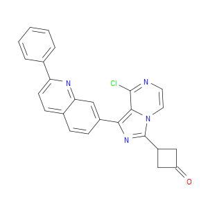 3-(8-CHLORO-1-(2-PHENYLQUINOLIN-7-YL)IMIDAZO[1,5-A]PYRAZIN-3-YL)CYCLOBUTANONE