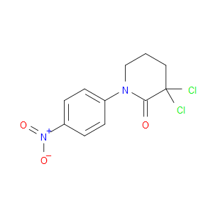3,3-DICHLORO-1-(4-NITROPHENYL)PIPERIDIN-2-ONE