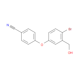 4-(4-BROMO-3-(HYDROXYMETHYL)PHENOXY)BENZONITRILE - Click Image to Close