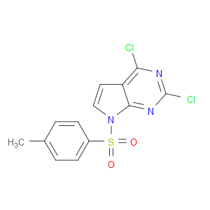 2,4-DICHLORO-7-TOSYL-7H-PYRROLO[2,3-D]PYRIMIDINE