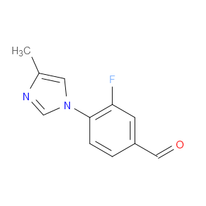 3-FLUORO-4-(4-METHYL-1H-IMIDAZOL-1-YL)BENZALDEHYDE