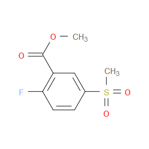 METHYL 2-FLUORO-5-(METHYLSULFONYL)BENZOATE