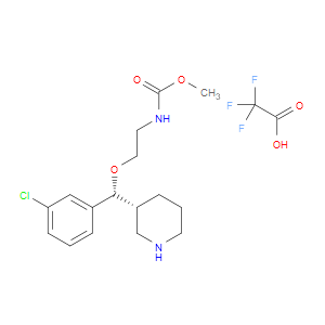 METHYL 2-((R)-(3-CHLOROPHENYL)((R)-PIPERIDIN-3-YL)METHOXY)ETHYLCARBAMATE (2,2,2-TRIFLUOROACETATE) - Click Image to Close