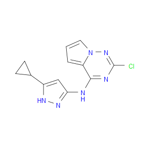N-(2-CHLOROPYRROLO[2,1-F][1,2,4]TRIAZIN-4-YL)-5-CYCLOPROPYL-1H-PYRAZOL-3-AMINE