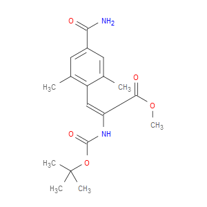 (Z)-METHYL 2-((TERT-BUTOXYCARBONYL)AMINO)-3-(4-CARBAMOYL-2,6-DIMETHYLPHENYL)ACRYLATE