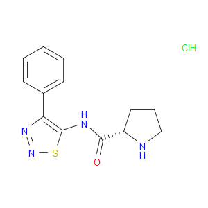 (S)-N-(4-PHENYL-1,2,3-THIADIAZOL-5-YL)PYRROLIDINE-2-CARBOXAMIDE HYDROCHLORIDE