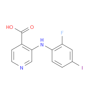 3-((2-FLUORO-4-IODOPHENYL)AMINO)ISONICOTINIC ACID