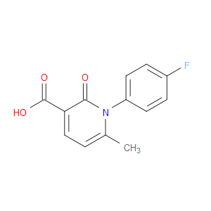 1-(4-FLUOROPHENYL)-6-METHYL-2-OXO-1,2-DIHYDROPYRIDINE-3-CARBOXYLIC ACID