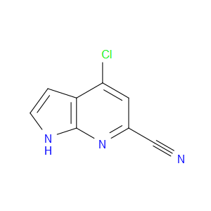 4-CHLORO-1H-PYRROLO[2,3-B]PYRIDINE-6-CARBONITRILE