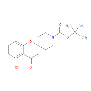 TERT-BUTYL 5-HYDROXY-4-OXOSPIRO[CHROMAN-2,4'-PIPERIDINE]-1'-CARBOXYLATE - Click Image to Close
