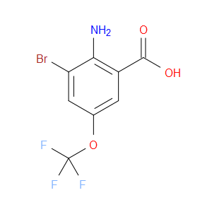 2-AMINO-3-BROMO-5-(TRIFLUOROMETHOXY)BENZOIC ACID