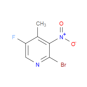 2-BROMO-5-FLUORO-4-METHYL-3-NITROPYRIDINE