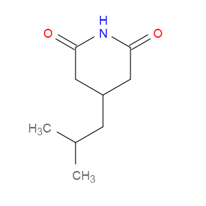 4-(2-METHYLPROPYL)PIPERIDINE-2,6-DIONE
