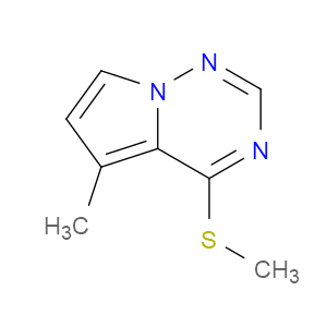 5-METHYL-4-(METHYLTHIO)PYRROLO[1,2-F][1,2,4]TRIAZINE