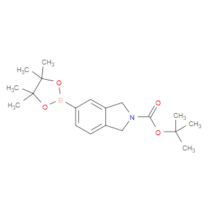 TERT-BUTYL 5-(4,4,5,5-TETRAMETHYL-1,3,2-DIOXABOROLAN-2-YL)ISOINDOLINE-2-CARBOXYLATE