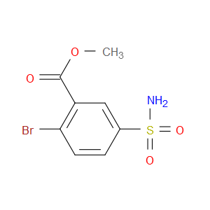 METHYL 2-BROMO-5-SULFAMOYLBENZOATE