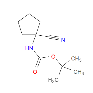 TERT-BUTYL N-(1-CYANOCYCLOPENTYL)CARBAMATE