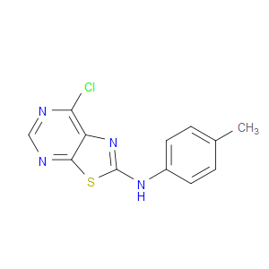 (7-CHLOROTHIAZOLO[5,4-D]PYRIMIDIN-2-YL)-P-TOLYL-AMINE - Click Image to Close