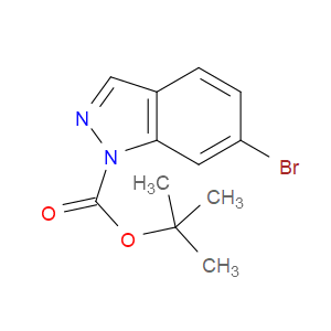 TERT-BUTYL 6-BROMO-1H-INDAZOLE-1-CARBOXYLATE
