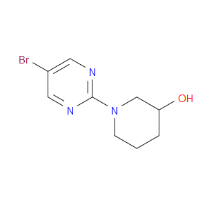 1-(5-BROMOPYRIMIDIN-2-YL)-3-PIPERIDINOL - Click Image to Close
