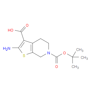 2-AMINO-6-(TERT-BUTOXYCARBONYL)-4,5,6,7-TETRAHYDROTHIENO[2,3-C]PYRIDINE-3-CARBOXYLIC ACID