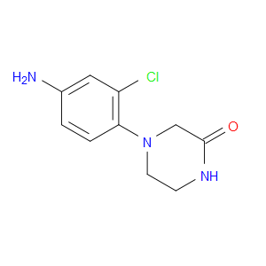 4-(4-AMINO-2-CHLOROPHENYL)PIPERAZIN-2-ONE