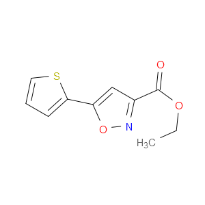 ETHYL 5-(THIOPHEN-2-YL)ISOXAZOLE-3-CARBOXYLATE