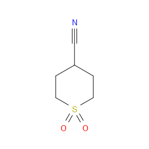 TETRAHYDRO-2H-THIOPYRAN-4-CARBONITRILE 1,1-DIOXIDE - Click Image to Close