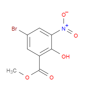 METHYL 5-BROMO-2-HYDROXY-3-NITROBENZOATE