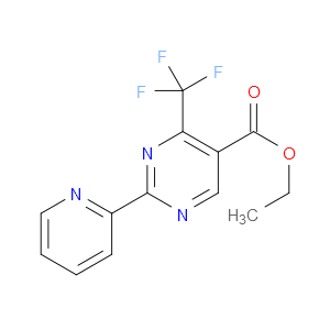 ETHYL 2-(PYRIDIN-2-YL)-4-(TRIFLUOROMETHYL)PYRIMIDINE-5-CARBOXYLATE
