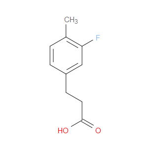 3-(3-FLUORO-4-METHYLPHENYL)PROPIONIC ACID