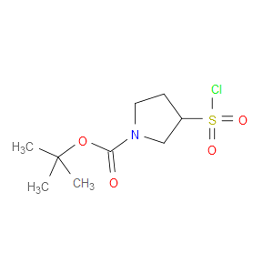 TERT-BUTYL 3-(CHLOROSULFONYL)PYRROLIDINE-1-CARBOXYLATE