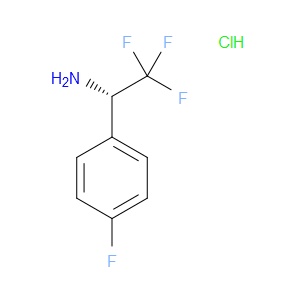 (S)-2,2,2-TRIFLUORO-1-(4-FLUOROPHENYL)ETHANAMINE HYDROCHLORIDE