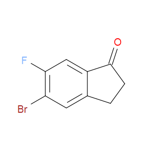 5-BROMO-6-FLUORO-2,3-DIHYDRO-1H-INDEN-1-ONE - Click Image to Close