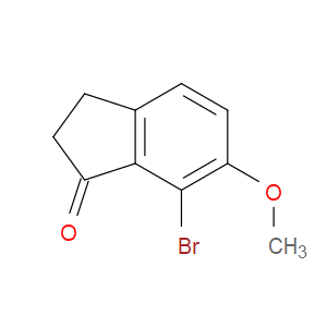 7-BROMO-6-METHOXY-2,3-DIHYDRO-1H-INDEN-1-ONE