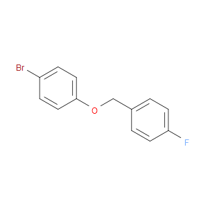 4-BROMOPHENYL-(4-FLUOROBENZYL)ETHER - Click Image to Close