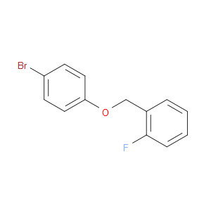 1-[(4-BROMOPHENOXY)METHYL]-2-FLUOROBENZENE