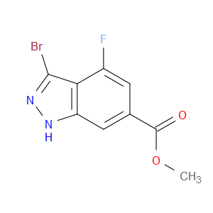 METHYL 3-BROMO-4-FLUORO-1H-INDAZOLE-6-CARBOXYLATE - Click Image to Close