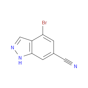 4-BROMO-1H-INDAZOLE-6-CARBONITRILE - Click Image to Close