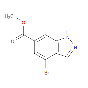 METHYL 4-BROMO-1H-INDAZOLE-6-CARBOXYLATE - Click Image to Close