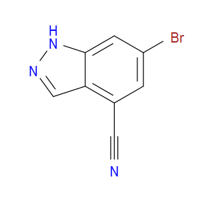 6-BROMO-1H-INDAZOLE-4-CARBONITRILE - Click Image to Close