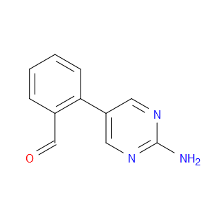 2-(2-AMINOPYRIMIDIN-5-YL)BENZALDEHYDE