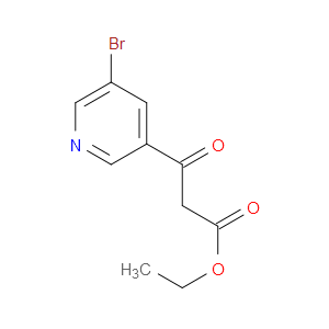 ETHYL 3-(5-BROMOPYRIDIN-3-YL)-3-OXOPROPANOATE