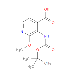 3-((TERT-BUTOXYCARBONYL)AMINO)-2-METHOXYISONICOTINIC ACID