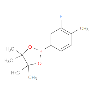 2-(3-FLUORO-4-METHYLPHENYL)-4,4,5,5-TETRAMETHYL-1,3,2-DIOXABOROLANE