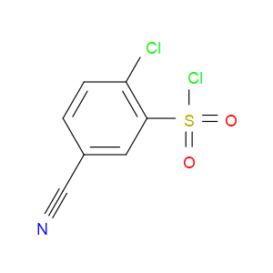 2-CHLORO-5-CYANOBENZENE-1-SULFONYL CHLORIDE