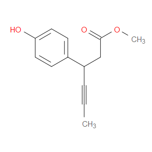 METHYL 3-(4-HYDROXYPHENYL)HEX-4-YNOATE