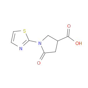5-OXO-1-(1,3-THIAZOL-2-YL)PYRROLIDINE-3-CARBOXYLIC ACID - Click Image to Close