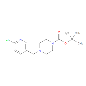4-(6-CHLORO-PYRIDIN-3-YLMETHYL)-PIPERAZINE-1-CARBOXYLIC ACID TERT-BUTYL ESTER - Click Image to Close